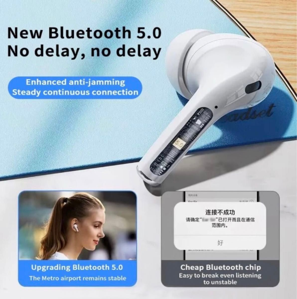 新品Lenovo thinkplus LP33 Bluetoothワイヤレスヘッドセット　生活防水　ワイヤレスイヤホン