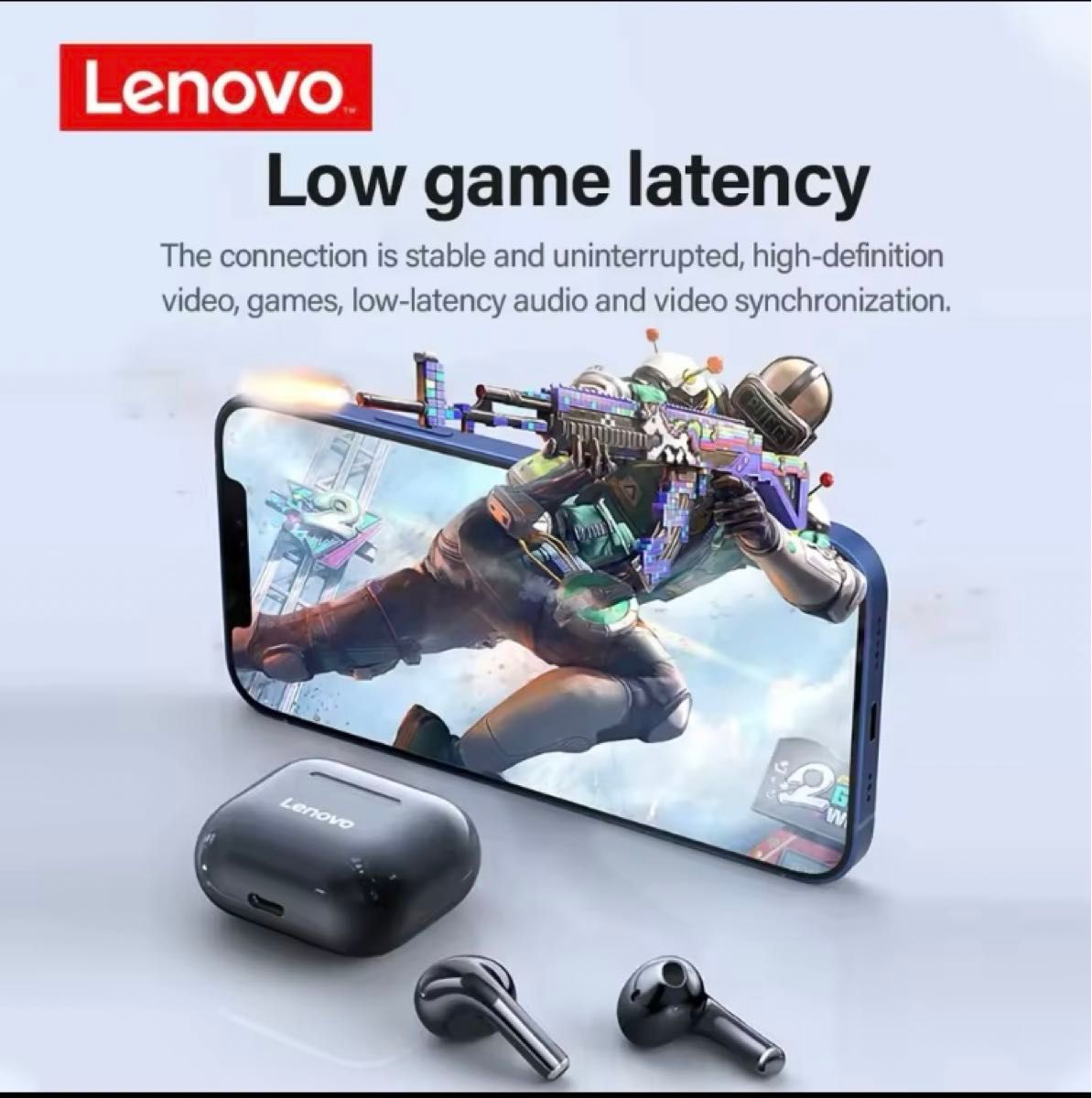 新品Lenovo thinkplus LP33 Bluetoothワイヤレスヘッドセット　生活防水　ワイヤレスイヤホン