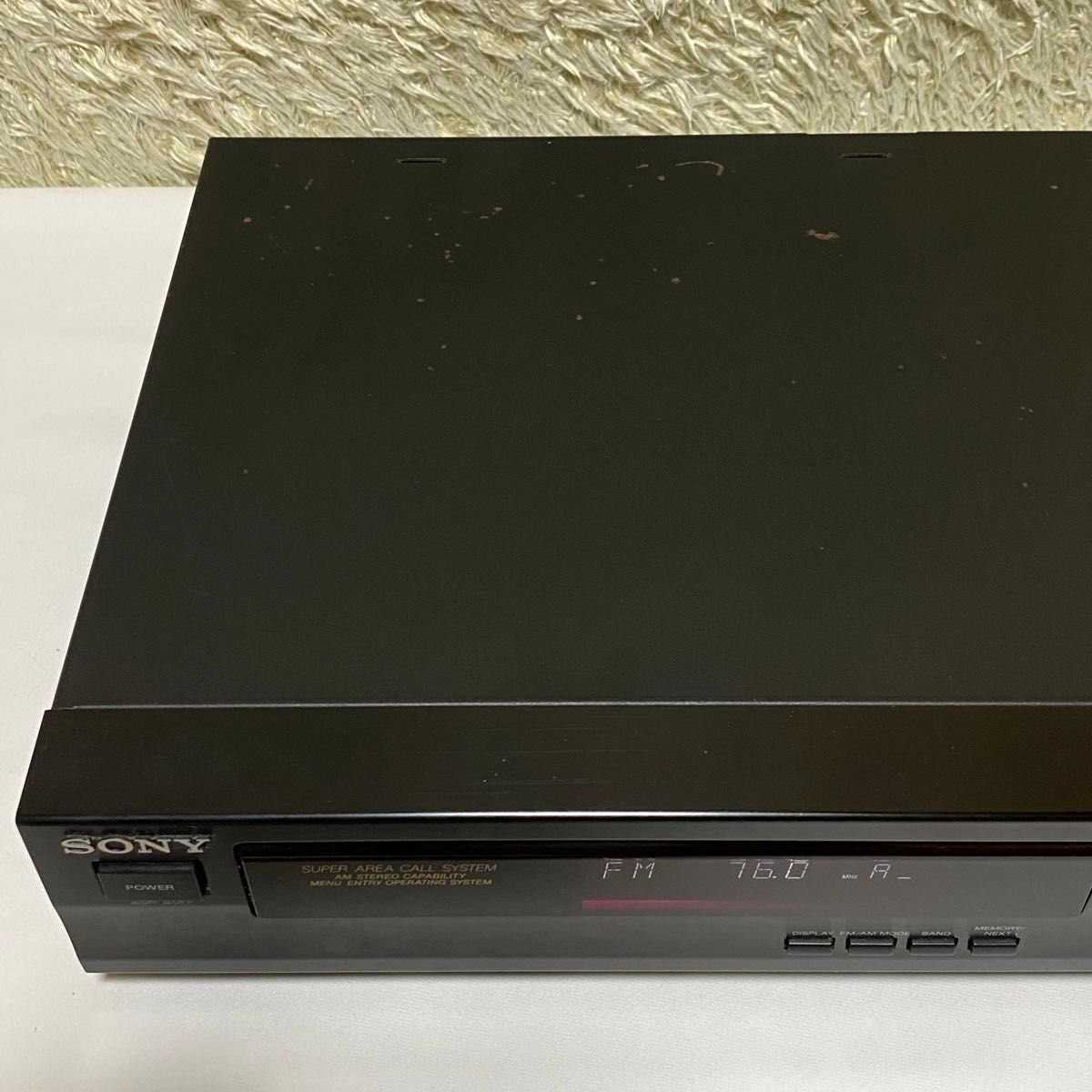 動作確認済み SONY ST-S510 AM FM ステレオ チューナー ソニー ラジオチューナー 