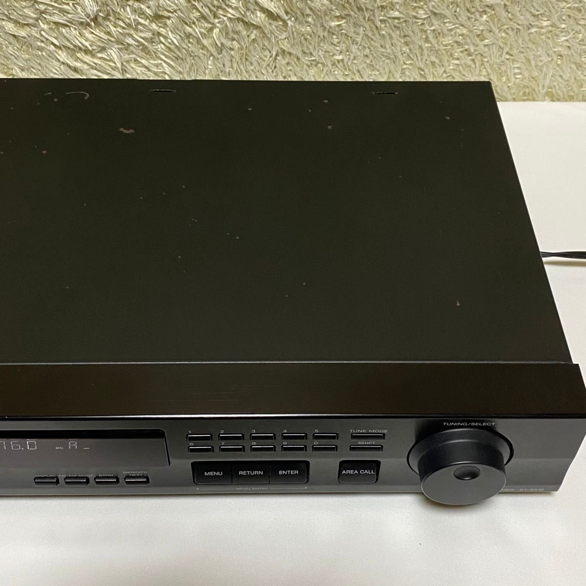 動作確認済み SONY ST-S510 AM FM ステレオ チューナー ソニー ラジオチューナー 