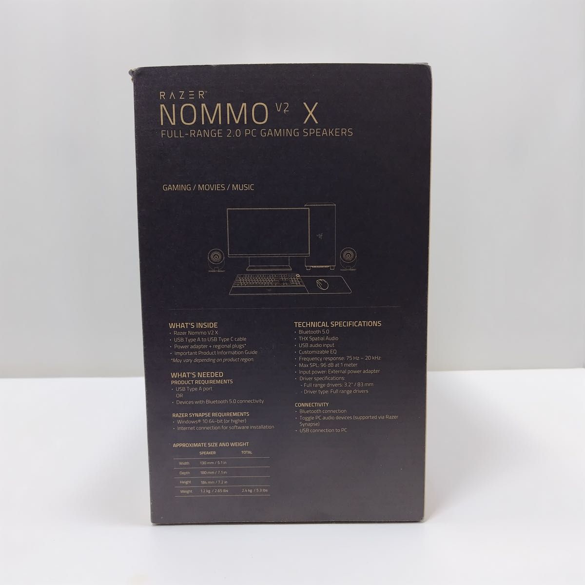 RAZER NOMMO V2 X ゲーミングスピーカー　Bluetooth 