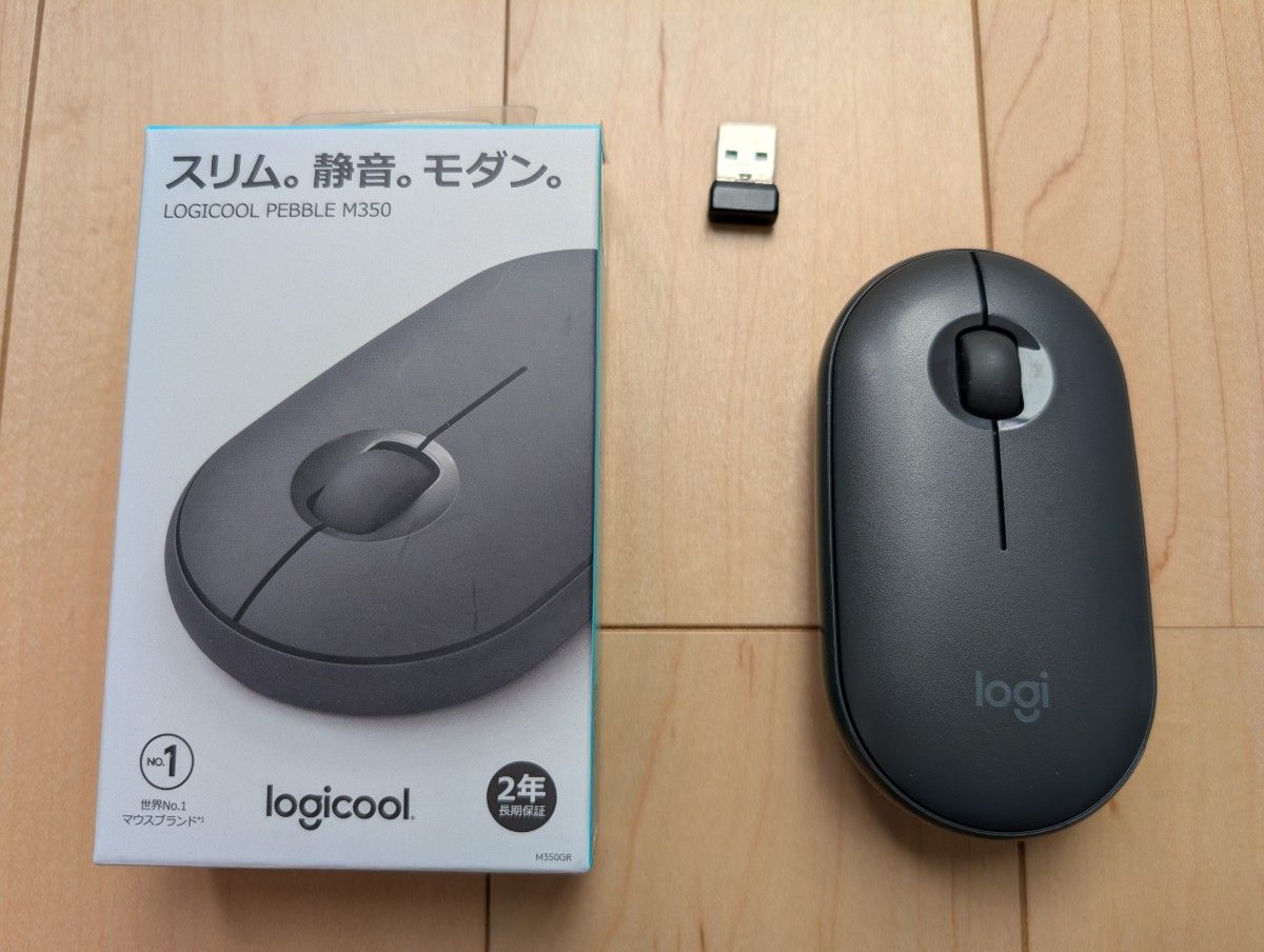 Logicool ロジクール Pebble M350 ワイヤレスマウス 静音 Bluetooth