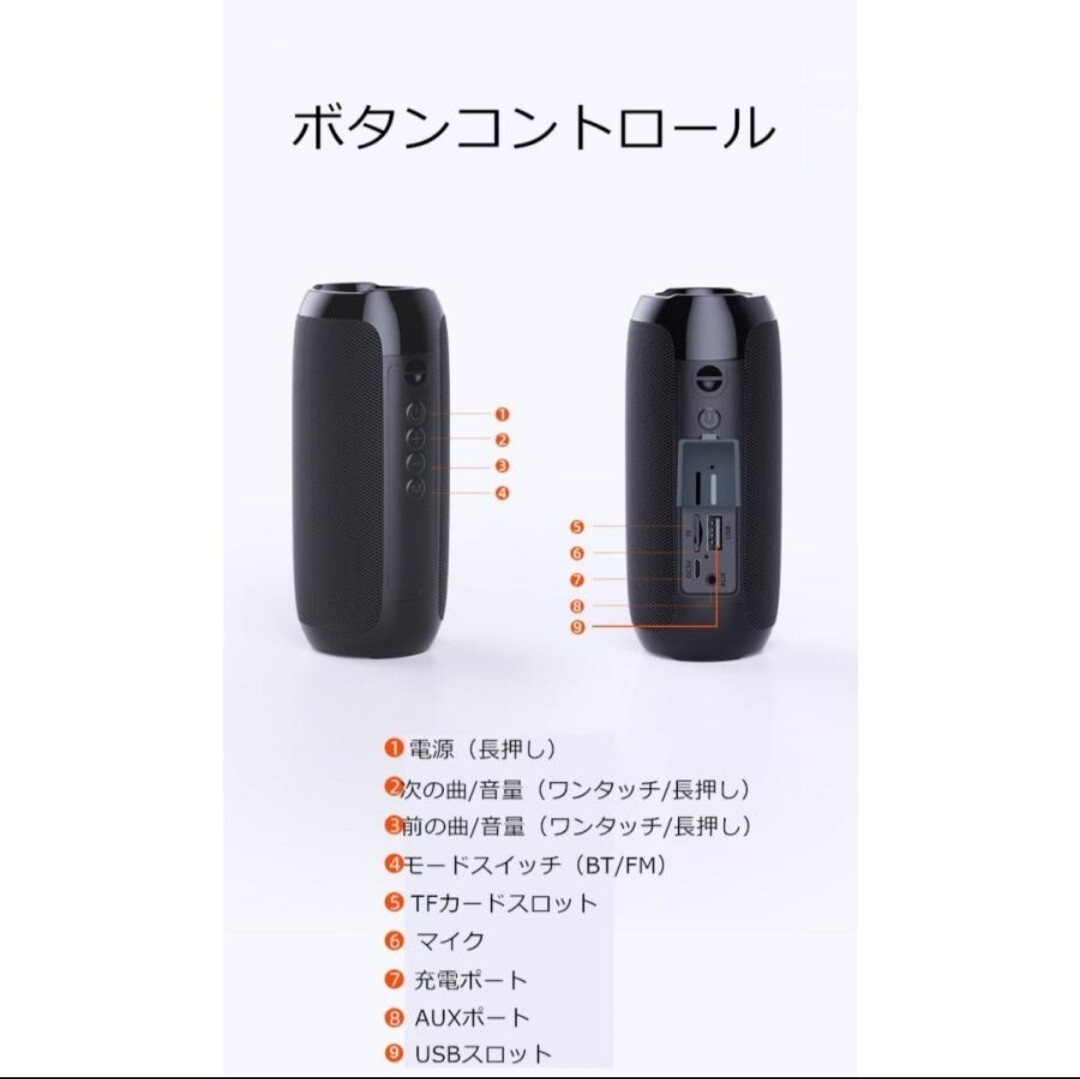 Bluetooth ワイヤレス スピーカー ポータブル 高音質 防水 アウトドア キャンプ 重低音 portable T&G 海水浴 グランピング コンパクト 迷彩