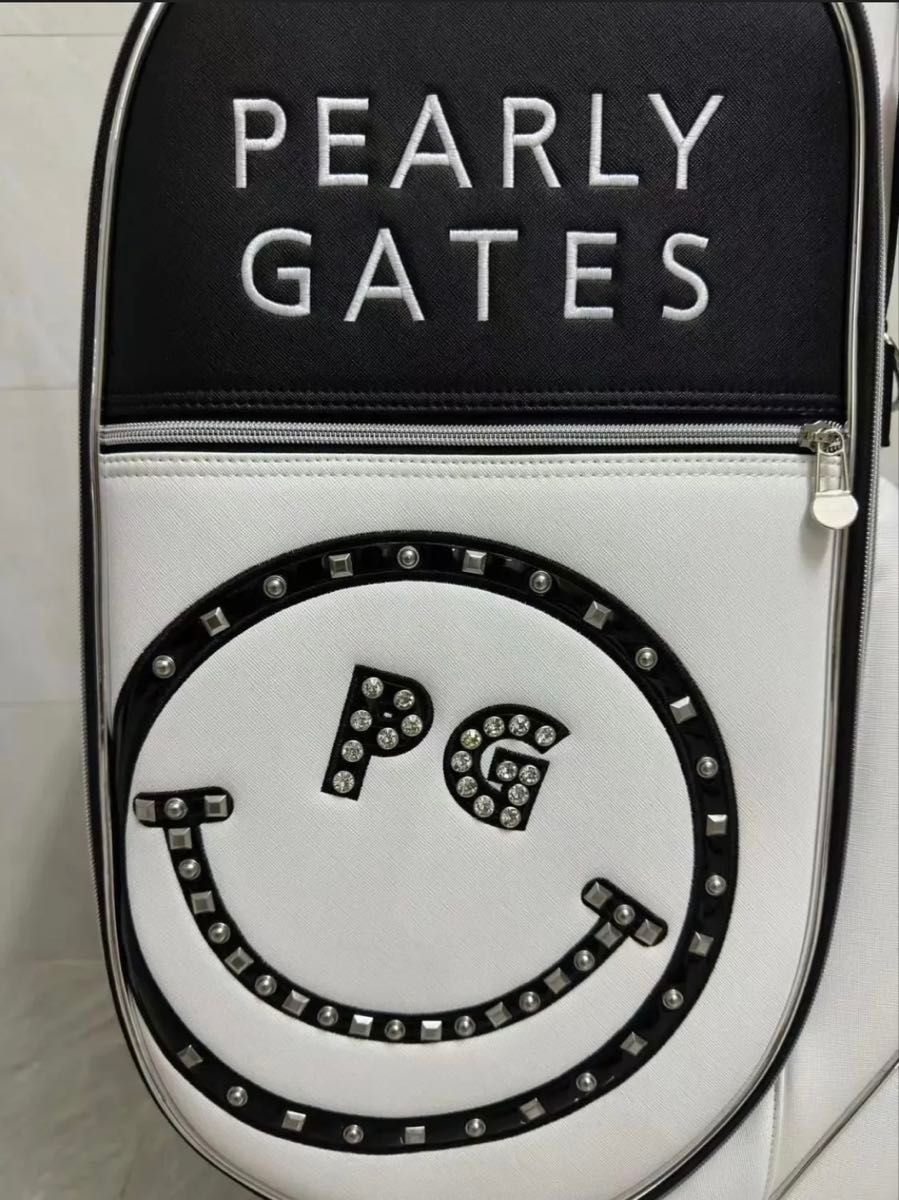 未使用品　PEARLY GATES パーリーゲイツ キャスター型 ゴルフバッグ キャディバック