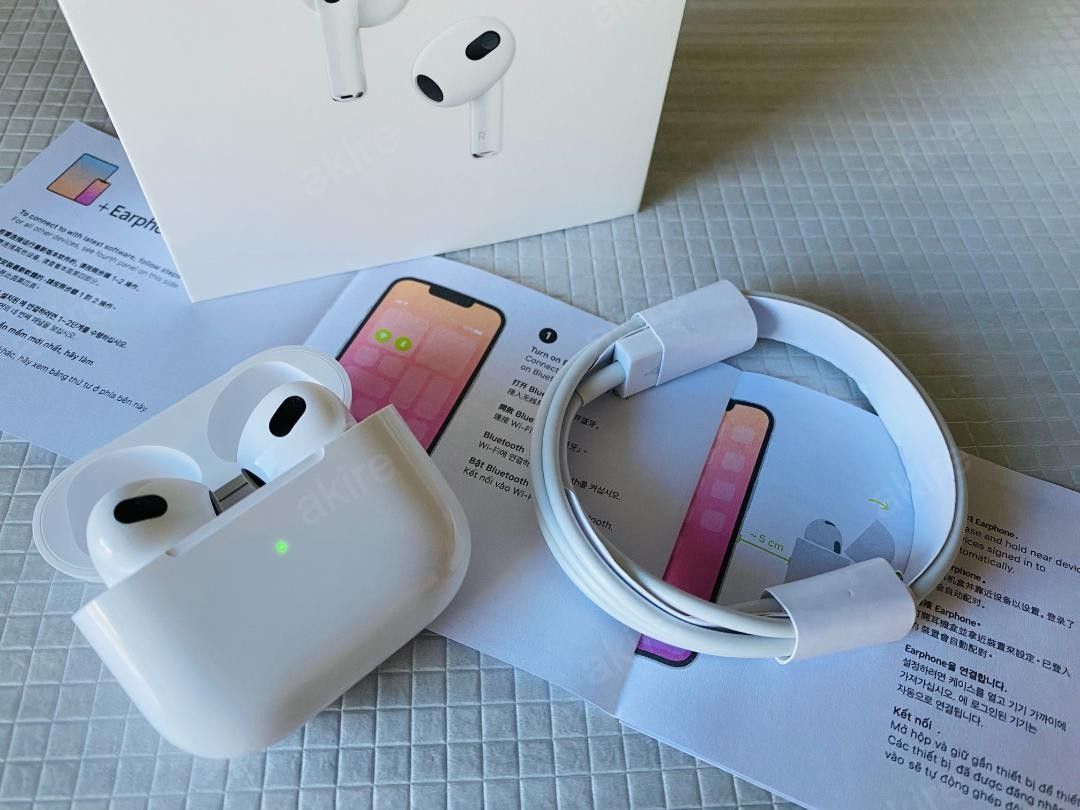 AirPods  第3世代 互換品 ワイヤレス イヤホン 高音質TWS 充電ケース付き iPhone/Android対応