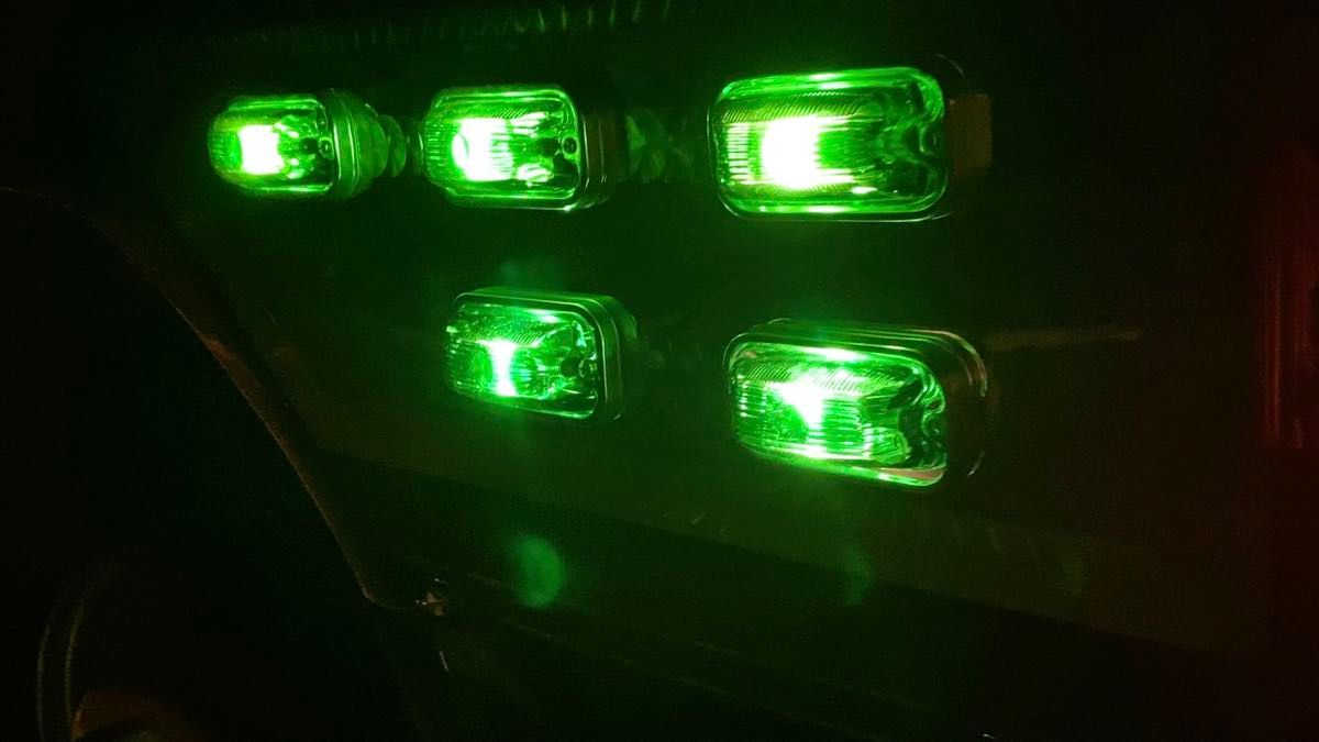 フジLED BA9S 電球色 LED 10個　24v 角マーカー用 電球風 デコトラ レトロ 動画有り