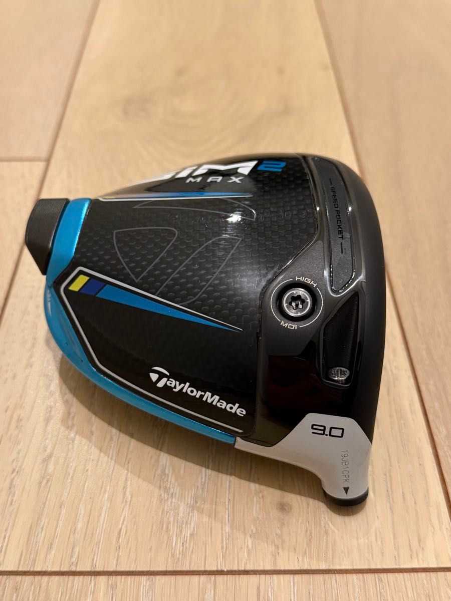 ほぼ未使用 テーラーメイド SIM2 MAX ドライバー 9.0 TaylorMade ヘッドのみ ヘッドカバー付 