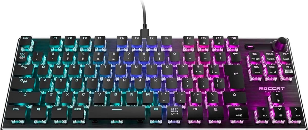 ROCCAT VULCAN TKLコンパクトメカニカルRGBゲーミングキーボードJP 