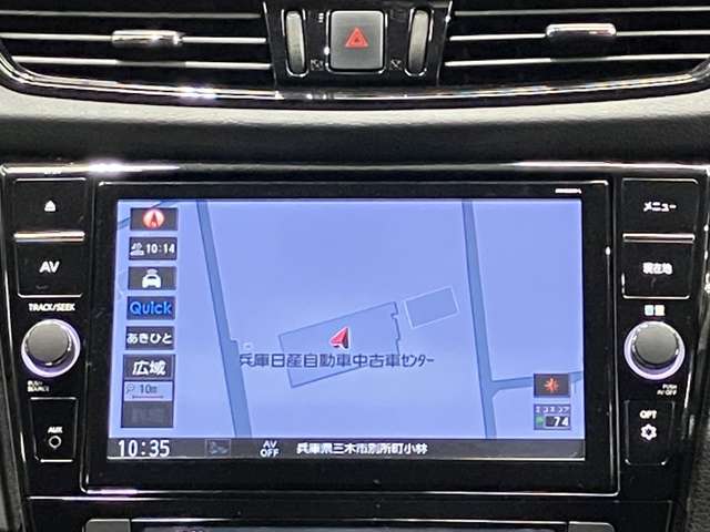 日産純正SDナビ（MM520D-L）です。クリアな画質を楽しんでいただけるフルセグ地デジTVなど、書ききれないほどの機能が満載です。