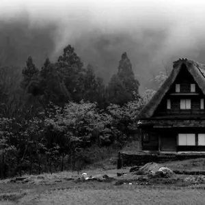 Old house in the field