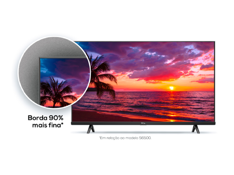 TCL S615 Design sem bordas