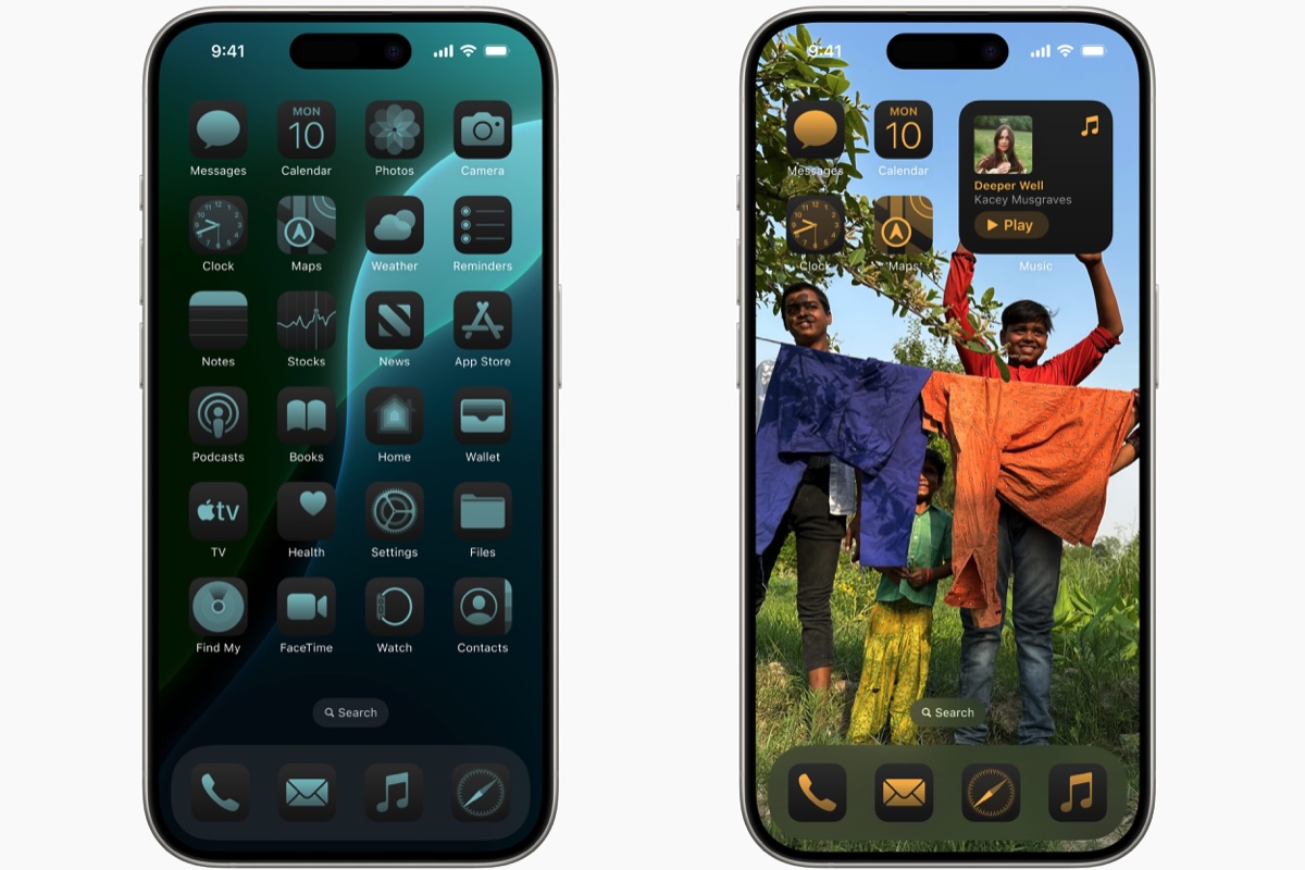 iOS 18 customise iPhone screen