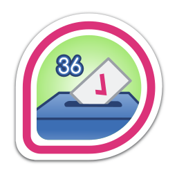 i-voted:-fedora-36 icon