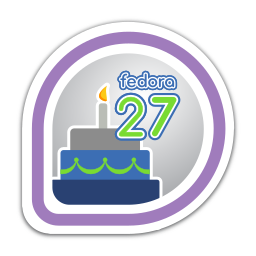 fedora-27-release-partygoer icon