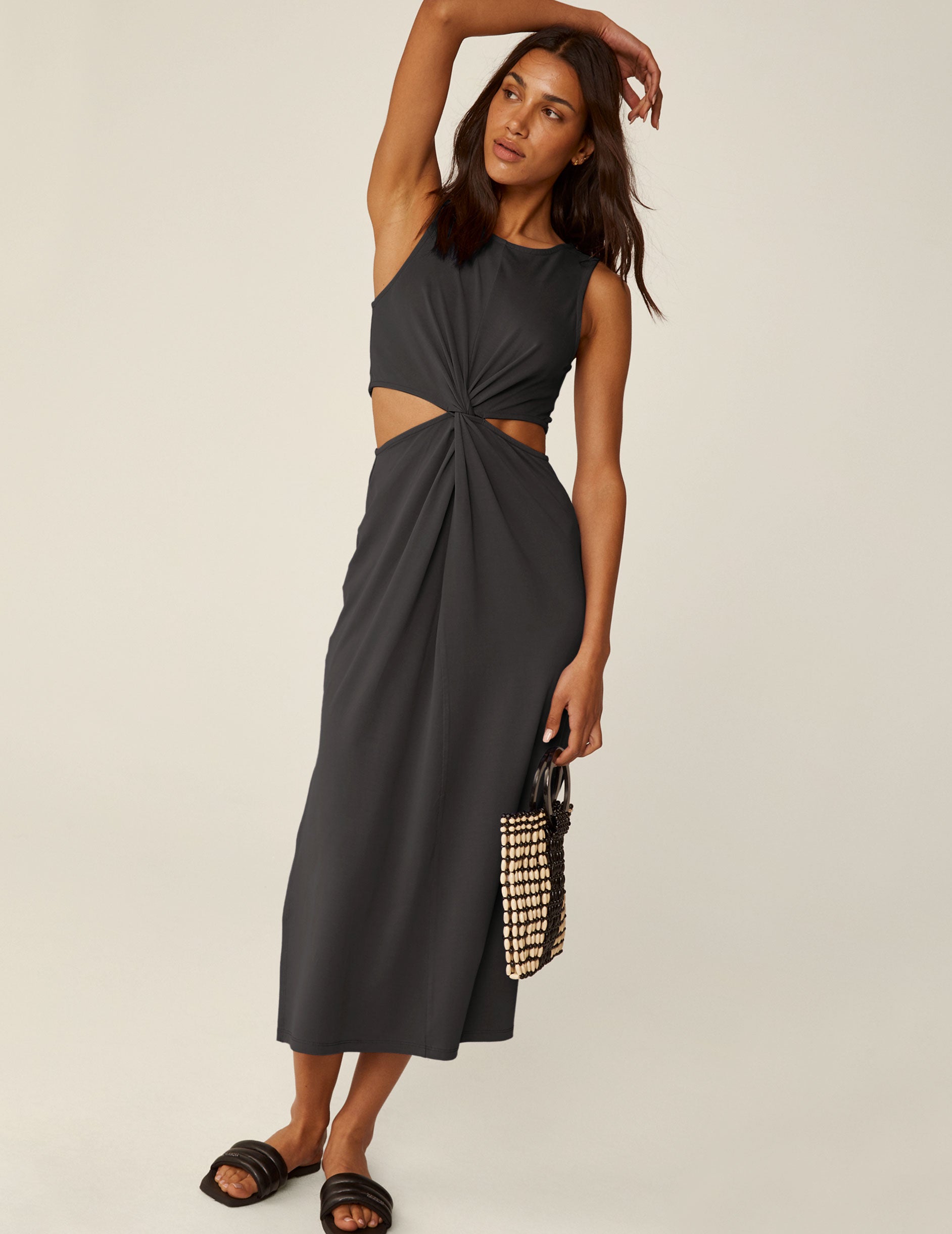 Around The World Front Twist Dress