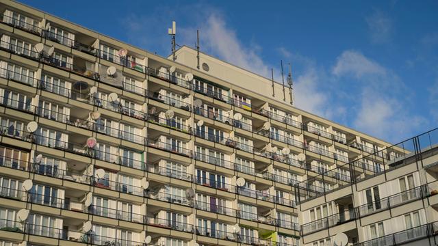 Sozialwohnungen in einem Wohnhaus in der  Pallasstraße in Berlin-Schöneberg.