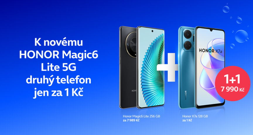 Oblíbená akce je opět tady: O2 rozdává smartphony HONOR za pouhou jednu korunu!