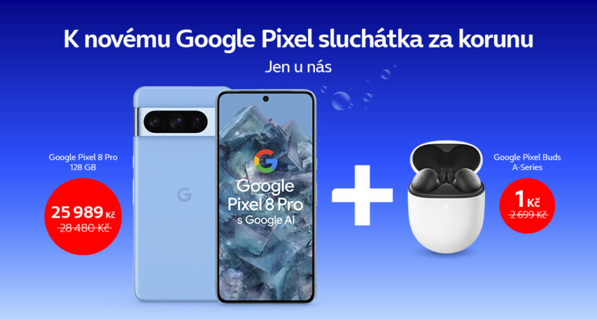 Sluchátka Google Pixel buds za korunu nebo kamera k novému Honoru? Vyberte si z červnových nabídek u O2 