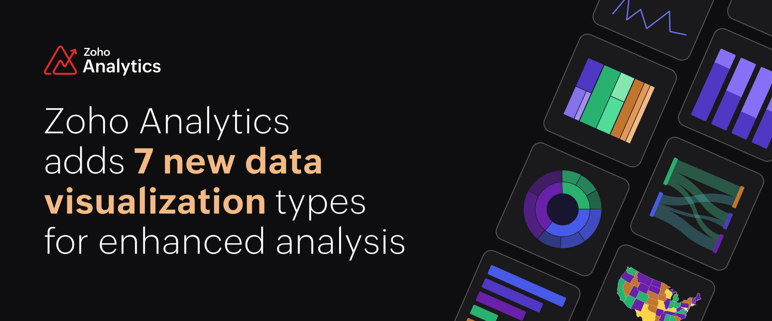 Zoho Analytics adds 7 new data visualization types for enhanced analysis