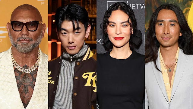 Dave Bautista, Eric Nam, Jessica Matten, and Roman Zaragoza