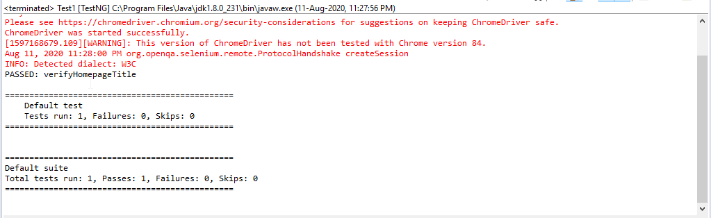TestNG Annotations output TestNG Annotations output