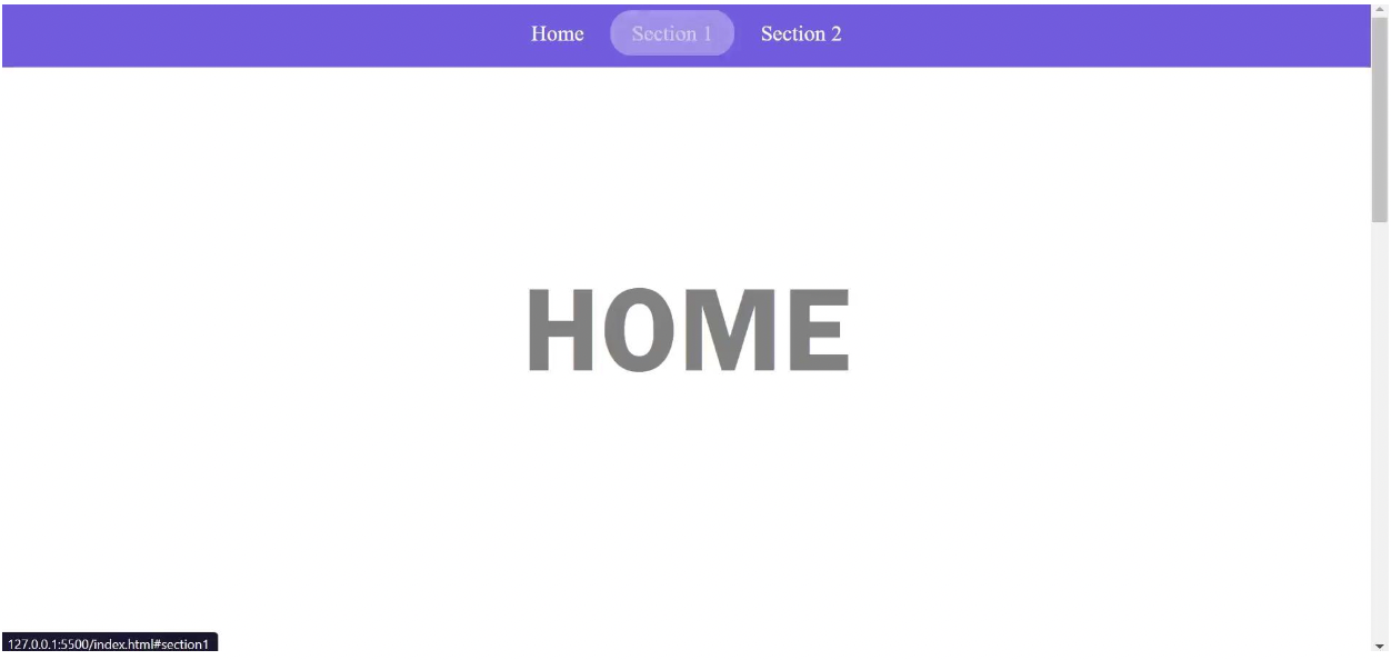 Webpage for Smooth Scrolling using CSS and JavaScript