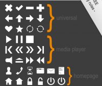 web icons custom shapes