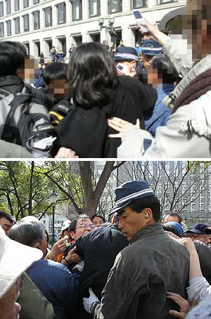 安全になってからコソコソ弾圧する卑劣な公安刑事たち