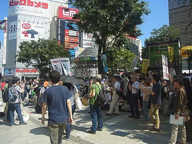 2014.06.15 安倍政権はダメだとはっきり言おう！part2 新宿デモ