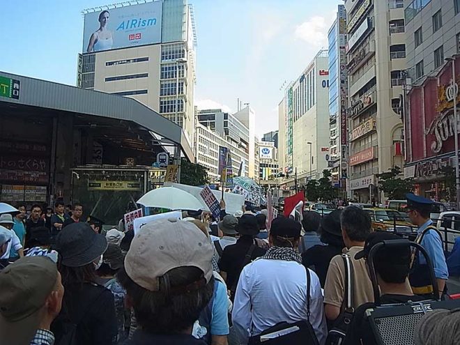 2014.06.15 安倍政権はダメだとはっきり言おう！part2 新宿デモ
