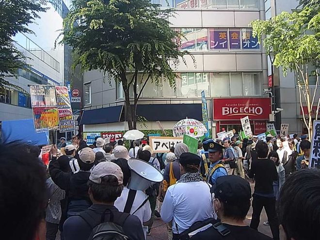 2014.06.15 安倍政権はダメだとはっきり言おう！part2 新宿デモ