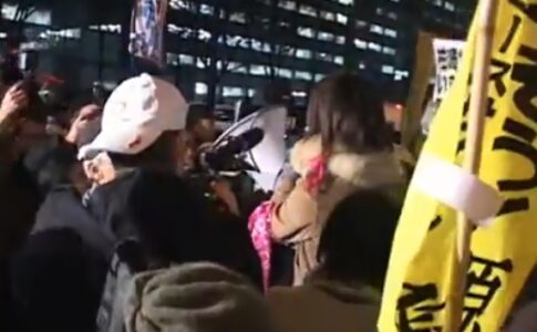 2012.01.27経産省前テント撤去を阻止