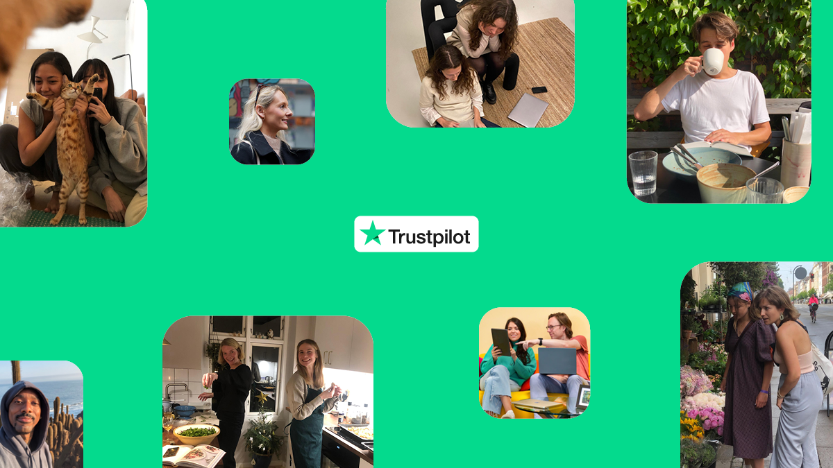 En forhåndsvisning af en videopræsentation af Trustpilot.