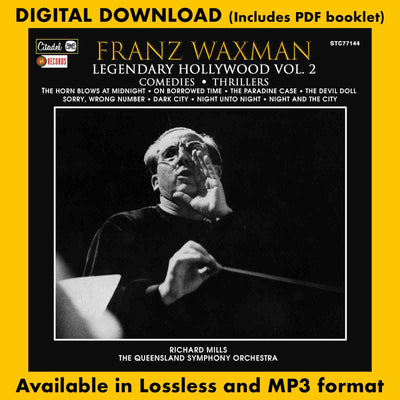 FRANZ WAXMAN: LEGENDARY HOLLYWOOD VOL. 2 - COMEDIES • THRILLERS