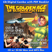 THE GOLDEN AGE OF SCIENCE FICTION: VOL. 1 - QUEEN OF OUTER SPACE / WORLD WITHOUT END