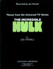 The Incredible Hulk - "The Lonely Man Theme" Sheet Music for Piano (W/ Digital Download)