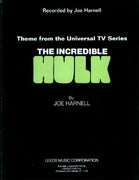 The Incredible Hulk - "The Lonely Man Theme" Sheet Music for Piano (W/ Digital Download)