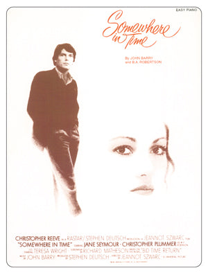 SOMEWHERE IN TIME - Sheet Music for piano - music by John Barry