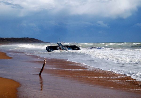 воды, море, океан, Волнами, пляж, буря