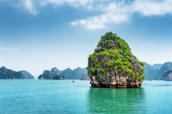 Asien, Wasser, Insel, Landschaft, Rock, Vietnam