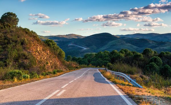 road,sky,natural landscape,nature,portugal,algarve