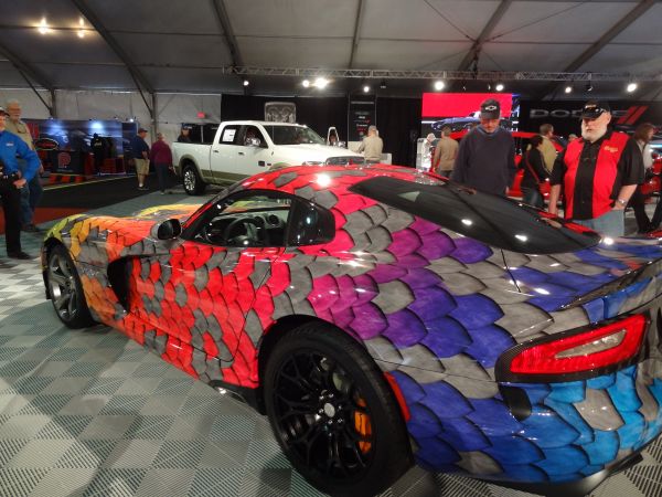 Dodge viper,auto,urheiluauto,auto paint,Barrett Jackson,autonäyttelyssä