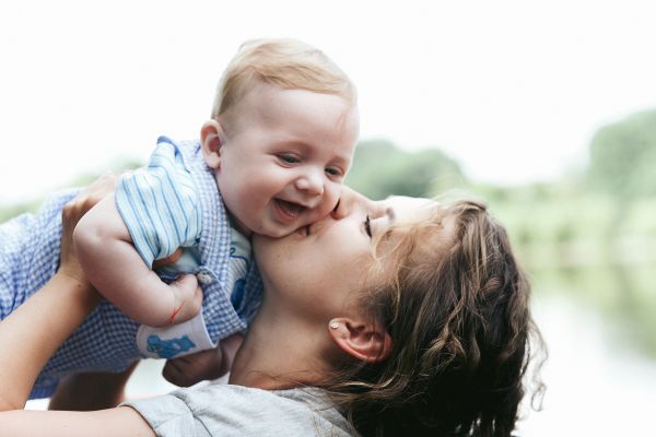 attrayant, bébé, beau, beauté, adulte, Contexte