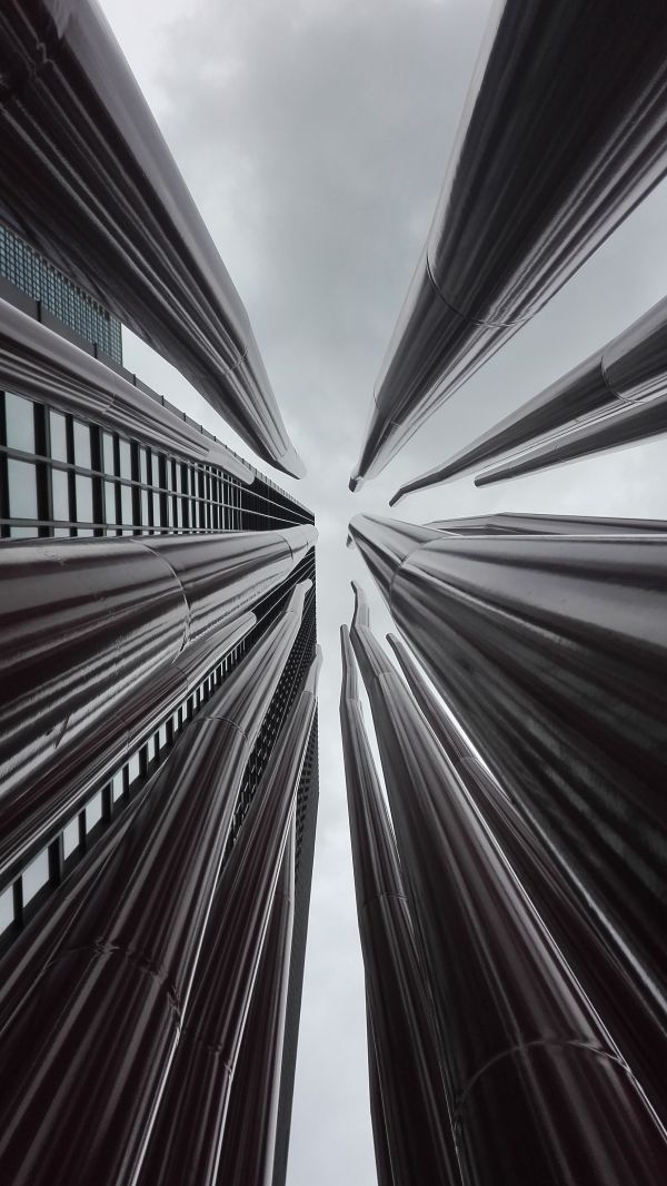 Gebäude, Stadt, grau, Skulptur, Gebäude, Gerade