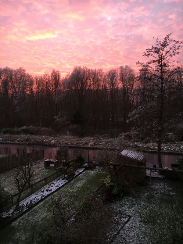 Holland Dutch,sunset,winter,landscape,sky,natural landscape