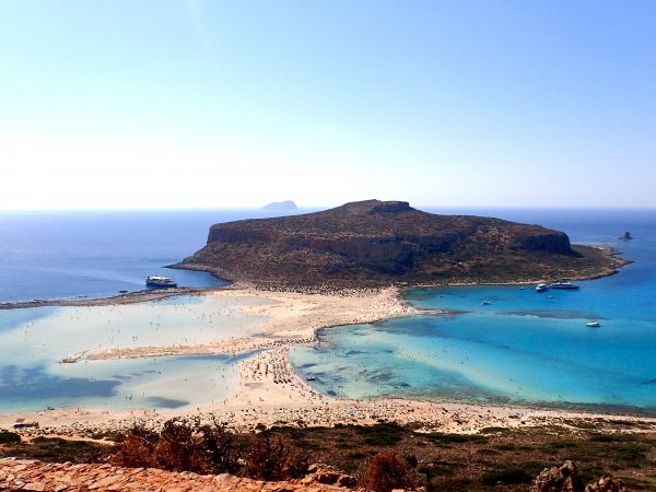 Grecia, sabbia, mare, acqua, Creta, spiaggia di Balos