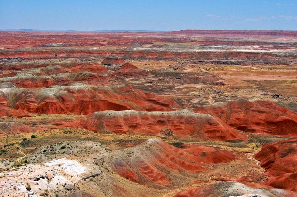 ørken, malede ørken, arizona, mars, badlands, formation