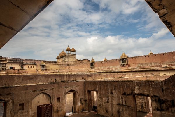 Jaipur, ámbar, Amer, antiguo, arquitectura, art