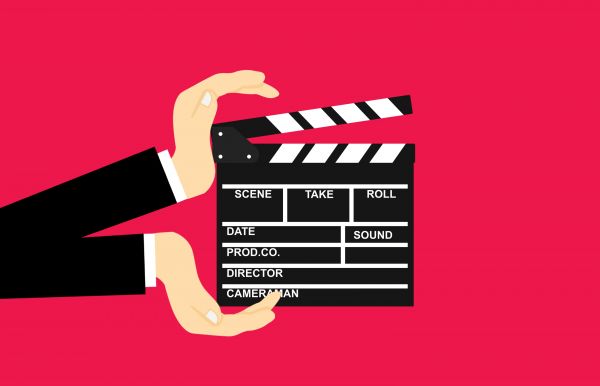 film,clapperboard,mains,battant,équipement,objet