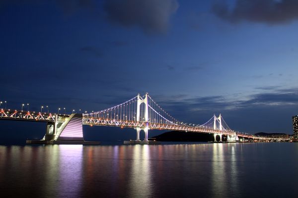 bro, Busan, Pusan, Korea, Gwangan bro, night view